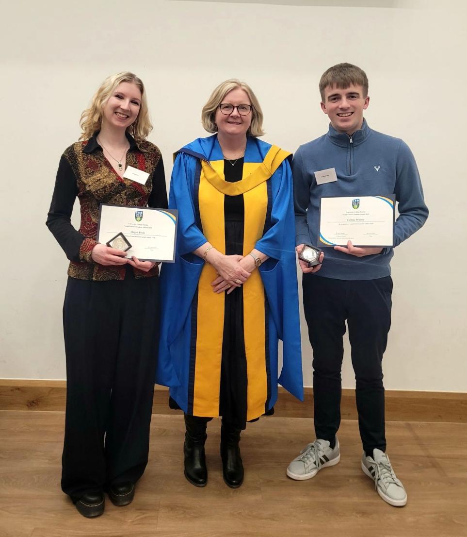 BEd Students Honoured at UCD Social Sciences and Law Awards 2025